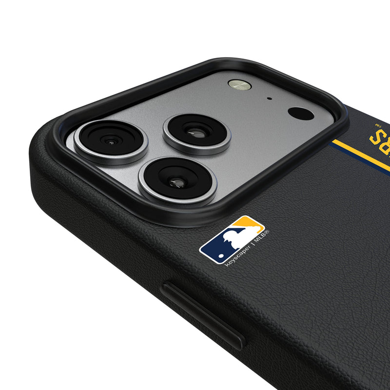 Milwaukee Brewers Sidebar iPhone MagSafe Compatible Phone Case for Apple iPhone Detail.Jpg