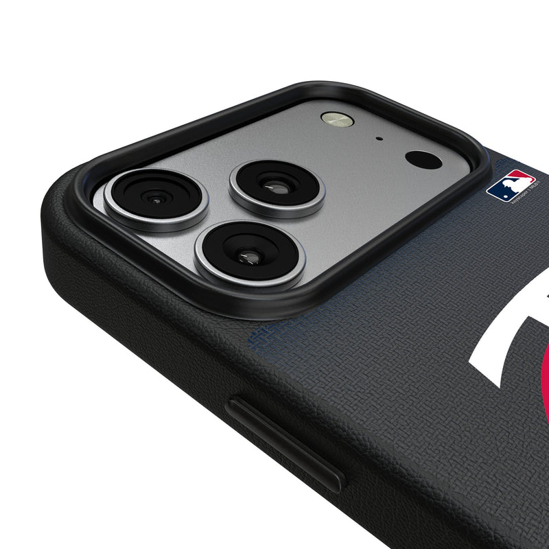 Minnesota Twins Linen iPhone MagSafe Compatible Phone Case for Apple iPhone Detail.Jpg