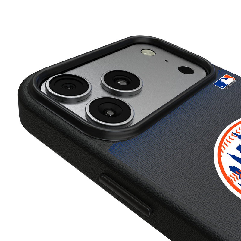 New York Mets Linen iPhone MagSafe Compatible Phone Case for Apple iPhone Detail.Jpg