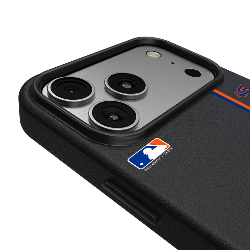 New York Mets Sidebar iPhone MagSafe Compatible Phone Case for Apple iPhone Detail.Jpg