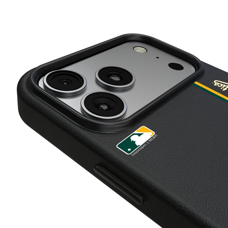 Oakland Athletics Sidebar iPhone MagSafe Compatible Phone Case for Apple iPhone Detail.Jpg