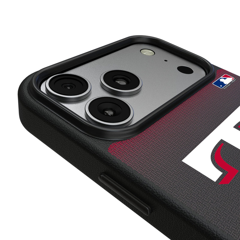 Texas Rangers Linen iPhone MagSafe Compatible Phone Case for Apple iPhone Detail.Jpg