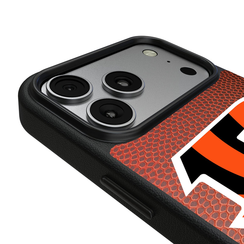 Cincinnati Bengals Football Wordmark iPhone MagSafe Compatible Phone Case for Apple iPhone Detail.Jpg