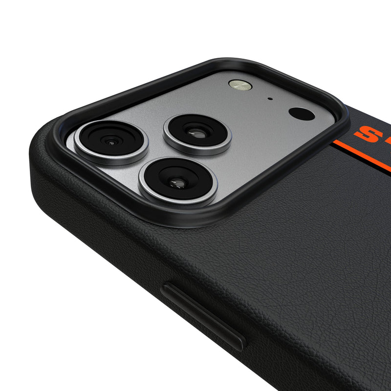 Cincinnati Bengals Sidebar iPhone MagSafe Compatible Phone Case for Apple iPhone Detail.Jpg