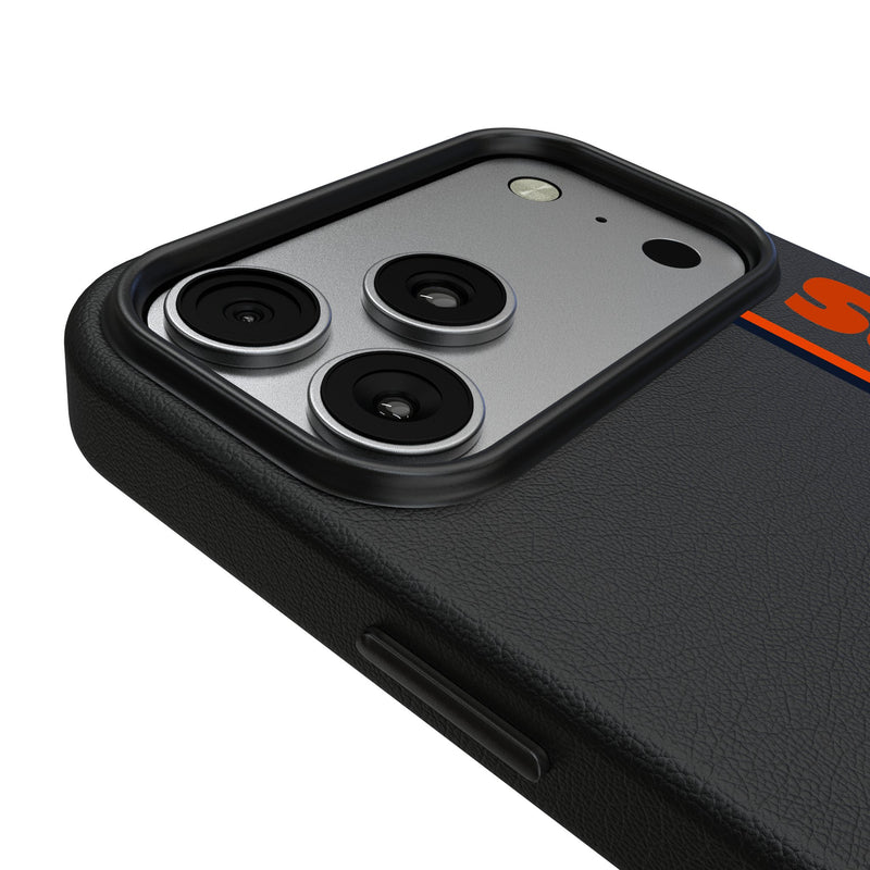 Chicago Bears Sidebar iPhone MagSafe Compatible Phone Case for Apple iPhone Detail.Jpg