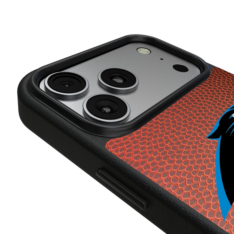 Carolina Panthers Football Wordmark iPhone MagSafe Compatible Phone Case for Apple iPhone Detail.Jpg