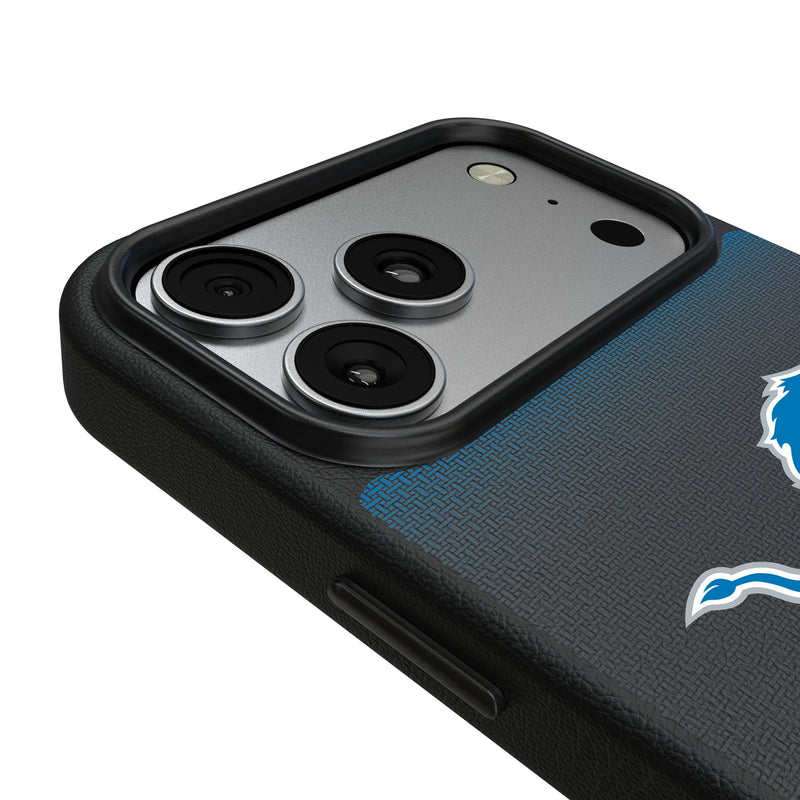 Detroit Lions Linen iPhone MagSafe Compatible Phone Case for Apple iPhone Detail.Jpg