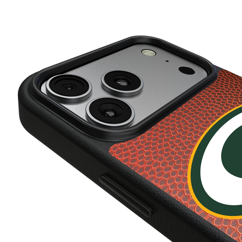 Green Bay Packers Football Wordmark iPhone MagSafe Compatible Phone Case for Apple iPhone Detail.Jpg