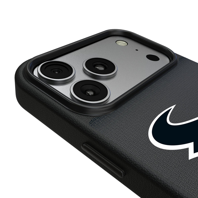 Houston Texans Linen iPhone MagSafe Compatible Phone Case for Apple iPhone Detail.Jpg