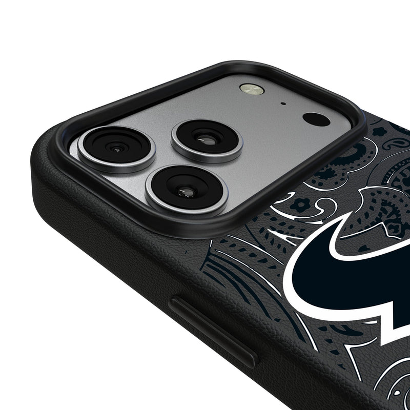 Houston Texans Paisley iPhone MagSafe Compatible Phone Case for Apple iPhone Detail.Jpg