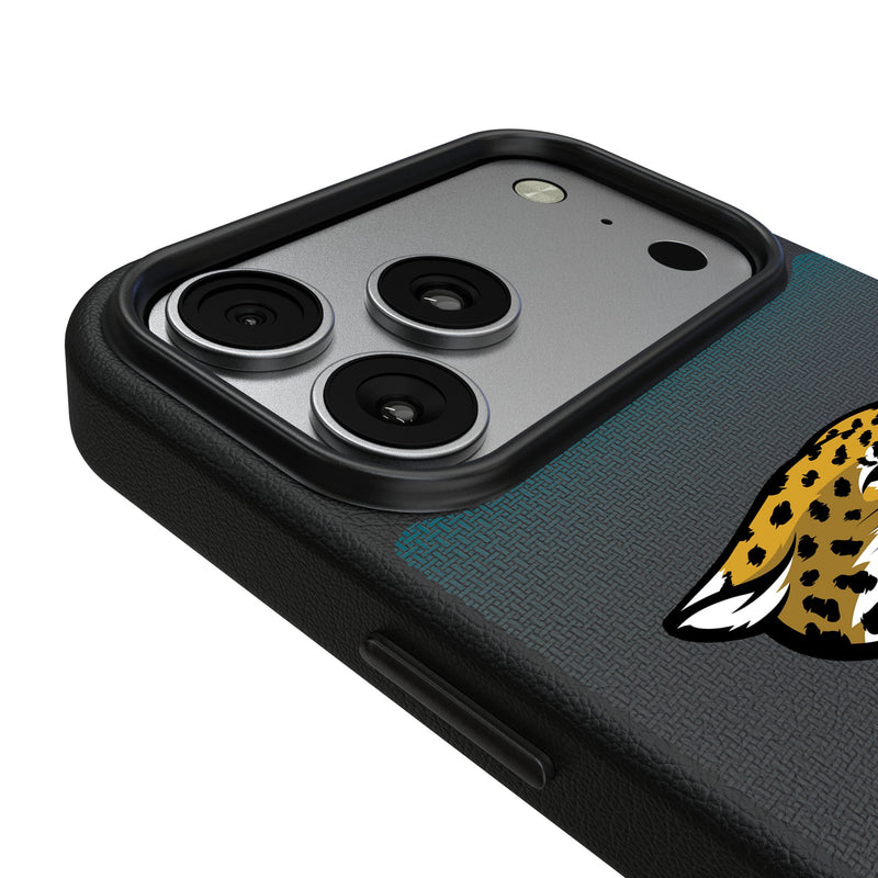 Jacksonville Jaguars Linen iPhone MagSafe Compatible Phone Case for Apple iPhone Detail.Jpg