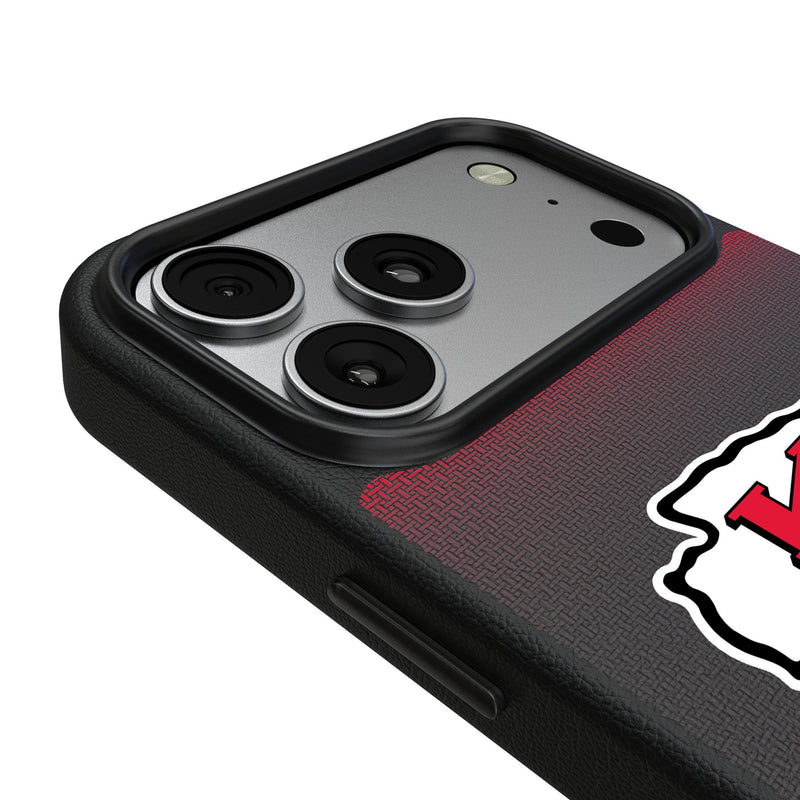 Kansas City Chiefs Linen iPhone MagSafe Compatible Phone Case for Apple iPhone Detail.Jpg