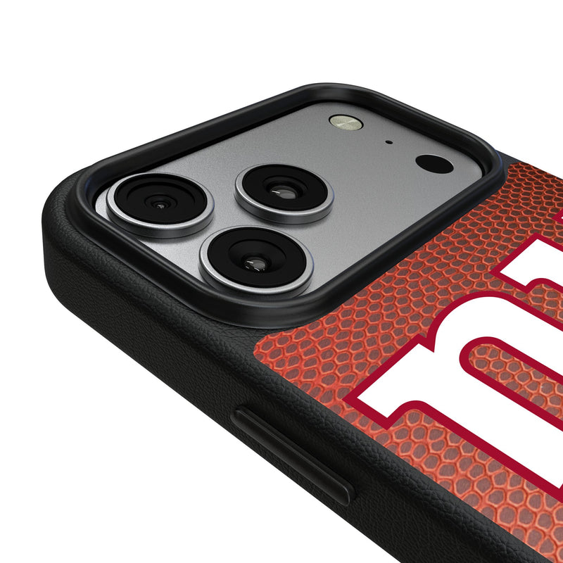 New York Giants Football Wordmark iPhone MagSafe Compatible Phone Case for Apple iPhone Detail.Jpg