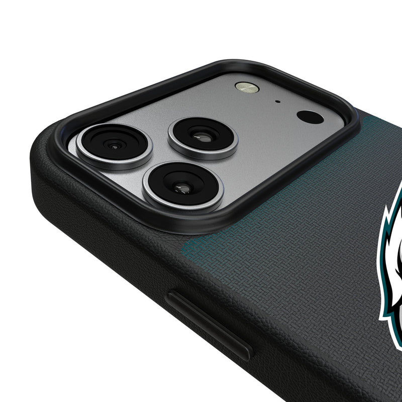 Philadelphia Eagles Linen iPhone MagSafe Compatible Phone Case for Apple iPhone Detail.Jpg