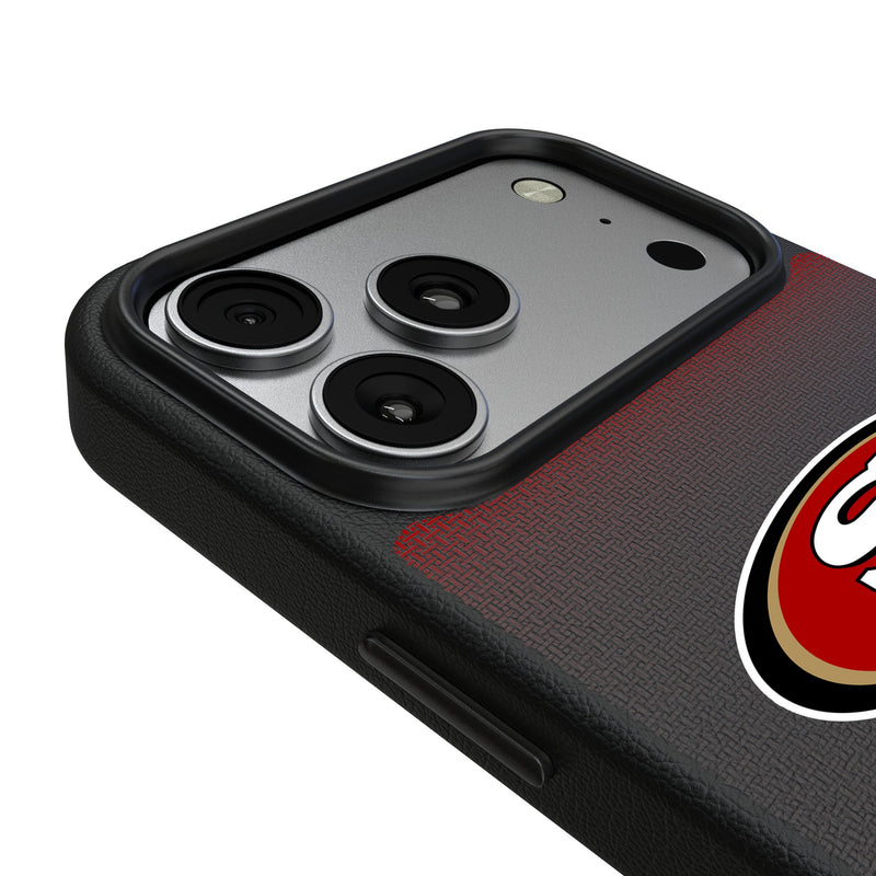 San Francisco 49ers Linen iPhone MagSafe Compatible Phone Case for Apple iPhone Detail.Jpg