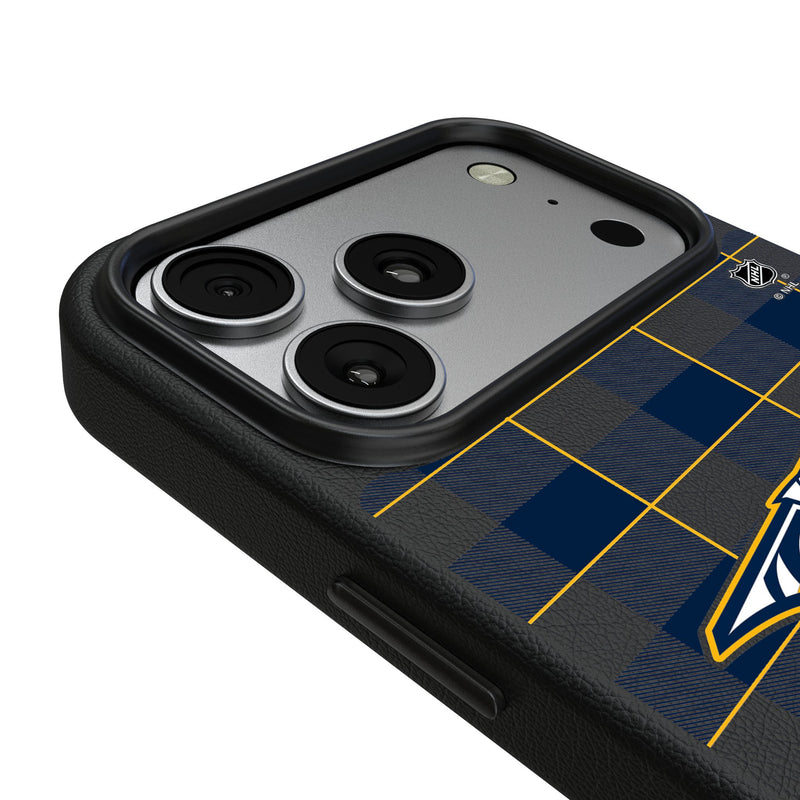 Nashville Predators Plaid iPhone MagSafe Compatible Phone Case for Apple iPhone Detail.Jpg