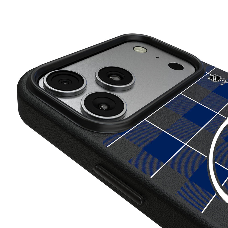 Tampa Bay Lightning Plaid iPhone MagSafe Compatible Phone Case for Apple iPhone Detail.Jpg