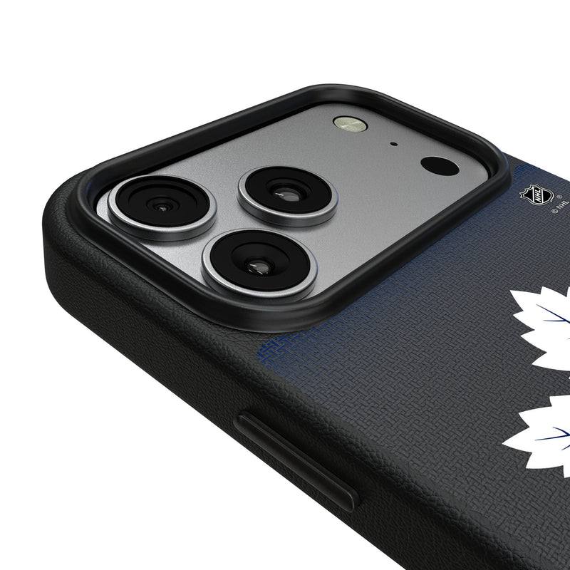 Toronto Maple Leafs Linen iPhone MagSafe Compatible Phone Case for Apple iPhone Detail.Jpg