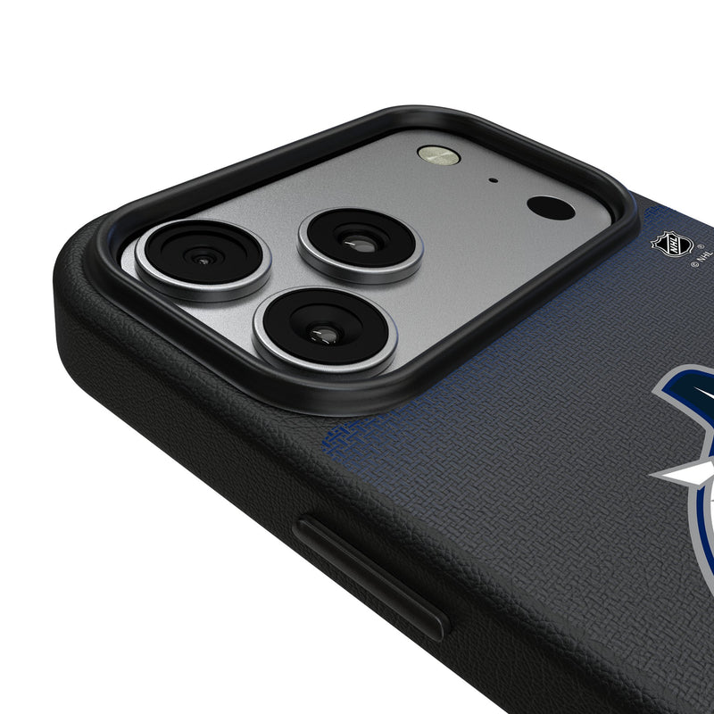 Vancouver Canucks Linen iPhone MagSafe Compatible Phone Case for Apple iPhone Detail.Jpg