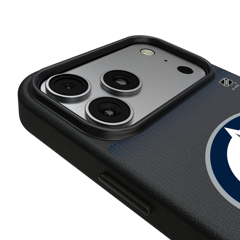 Winnipeg Jets Linen iPhone MagSafe Compatible Phone Case for Apple iPhone Detail.Jpg