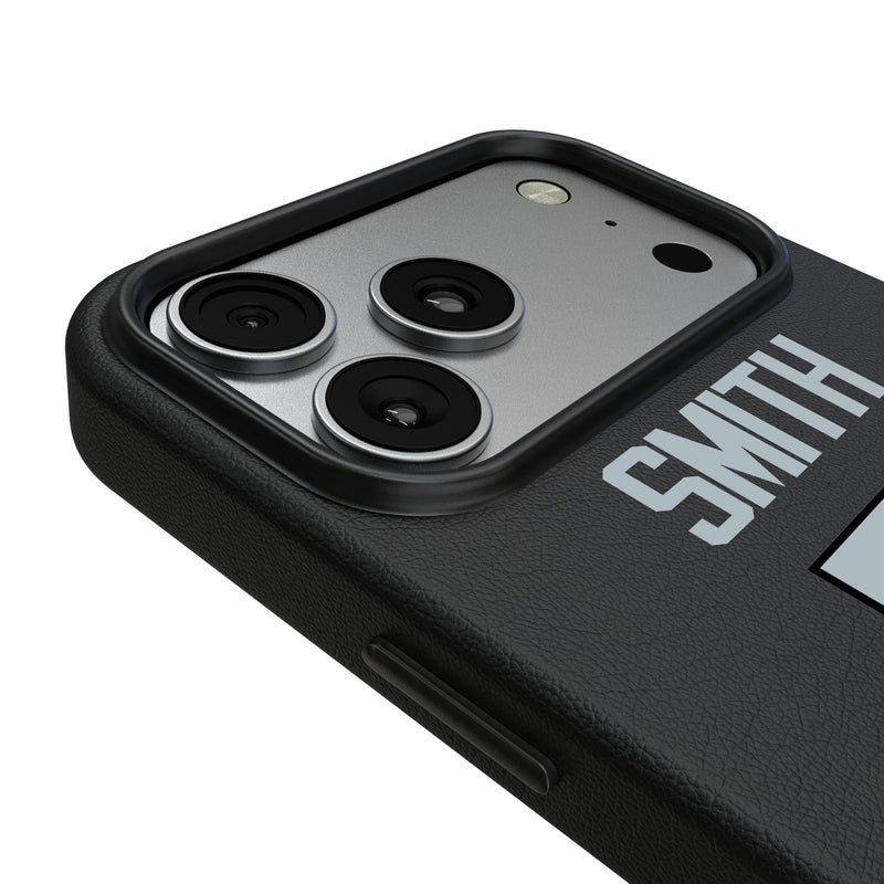 Geno Smith Las Vegas Raiders 7 Game Tactic iPhone MagSafe Compatible Phone Case for Apple iPhone Detail.Jpg