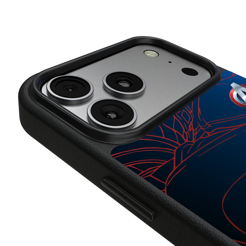 Marvel Avengers Captain America MechLine iPhone MagSafe Compatible Phone Case for Apple iPhone Detail.Jpg