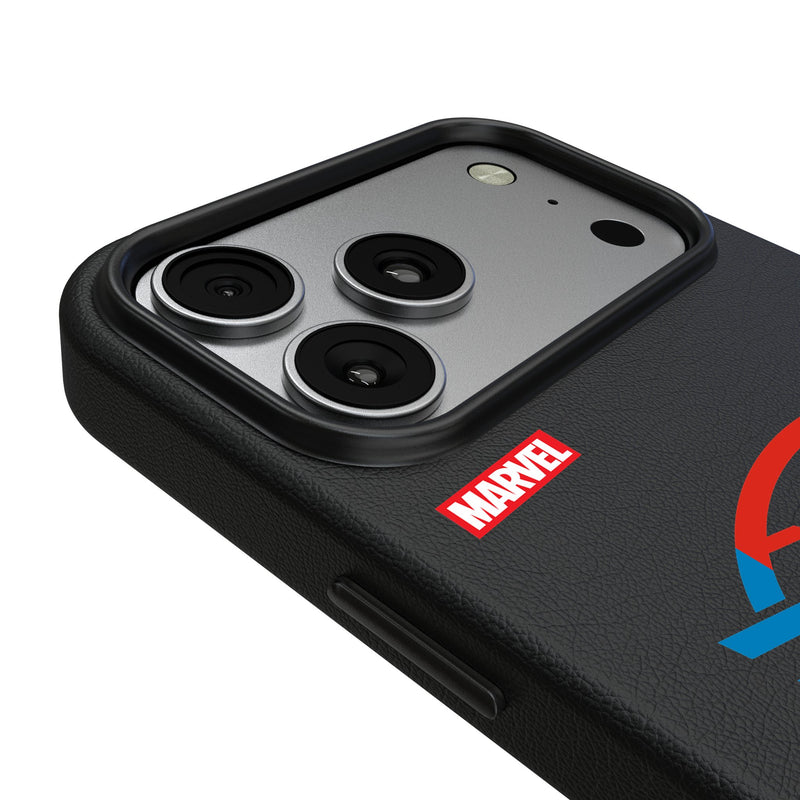 Marvel Avengers Sam Wilson Captain America Sigil iPhone MagSafe Compatible Phone Case for Apple iPhone Detail.Jpg