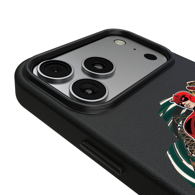 Marvel Daredevil Badge iPhone MagSafe Compatible Phone Case for Apple iPhone Detail.Jpg