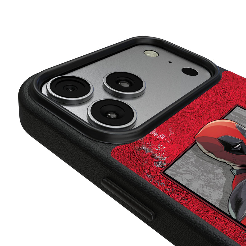 Marvel Deadpool Badge iPhone MagSafe Compatible Phone Case for Apple iPhone Detail.Jpg