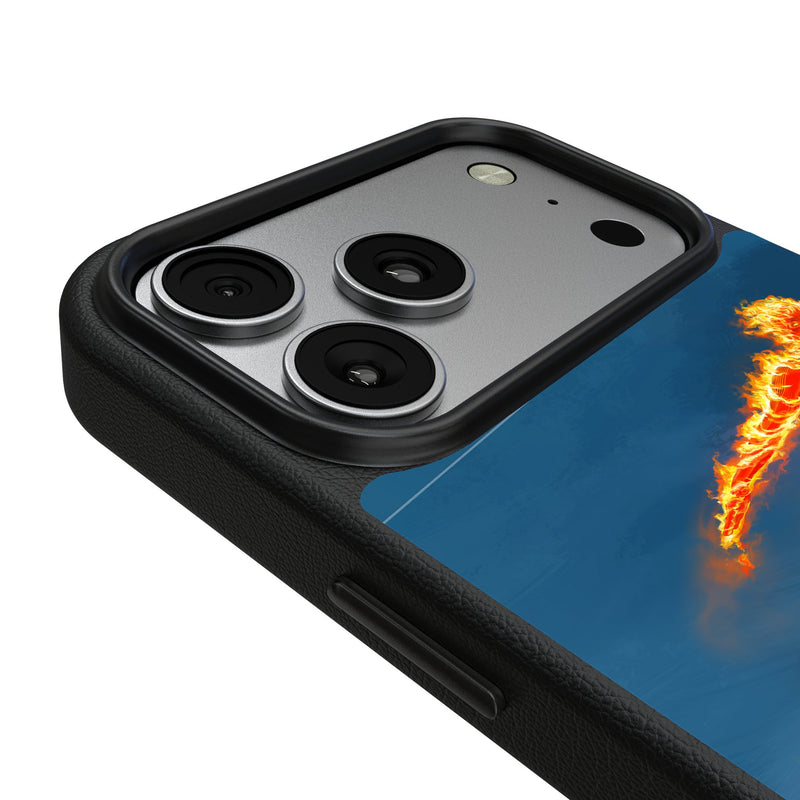 Marvel Human Torch Cover Art iPhone MagSafe Compatible Phone Case for Apple iPhone Detail.Jpg