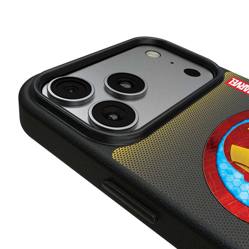 Marvel Avengers Iron Man Grid iPhone MagSafe Compatible Phone Case for Apple iPhone Detail.Jpg
