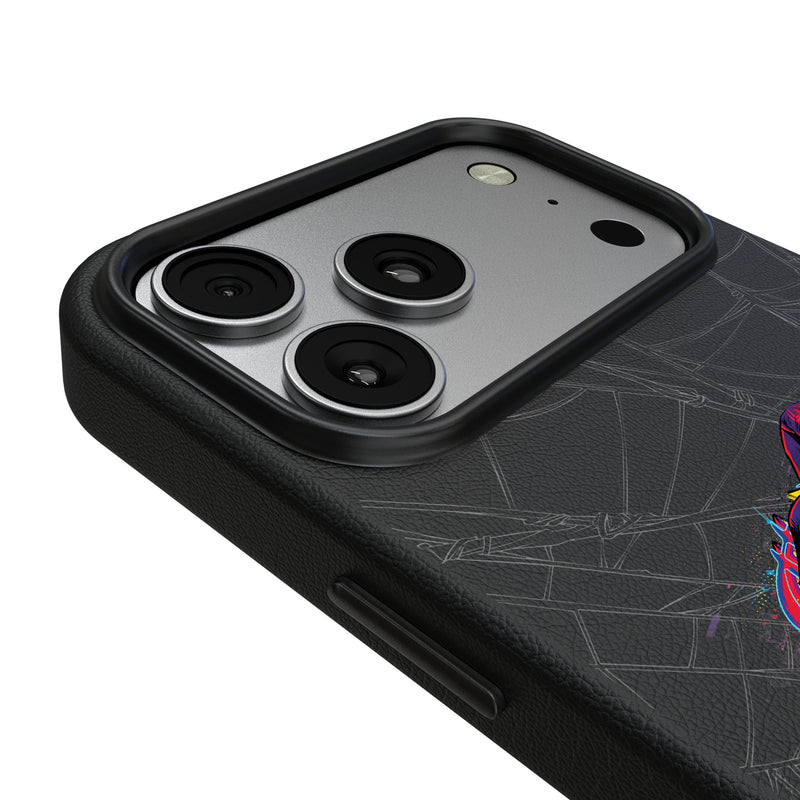 Marvel Miles Morales Badge iPhone MagSafe Compatible Phone Case for Apple iPhone Detail.Jpg