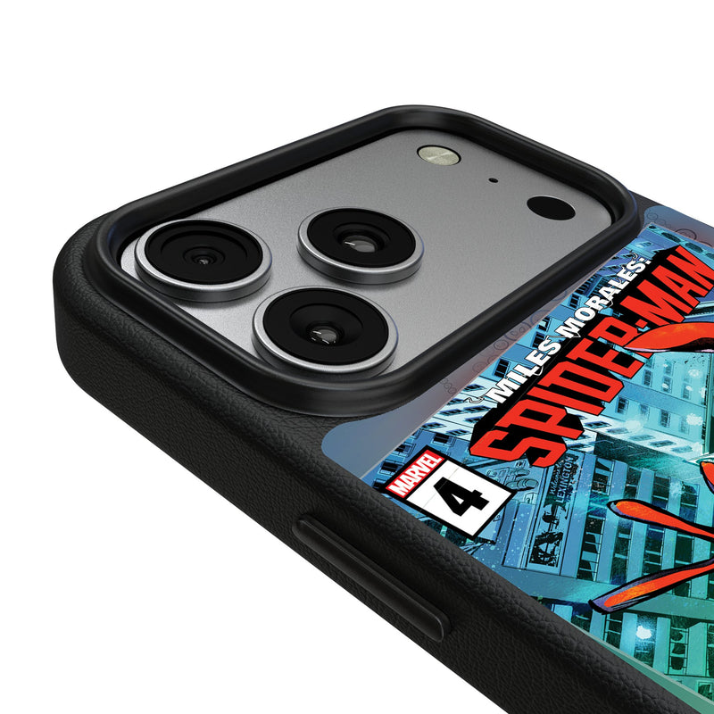 Marvel Miles Morales Classic Cover iPhone MagSafe Compatible Phone Case for Apple iPhone Detail.Jpg