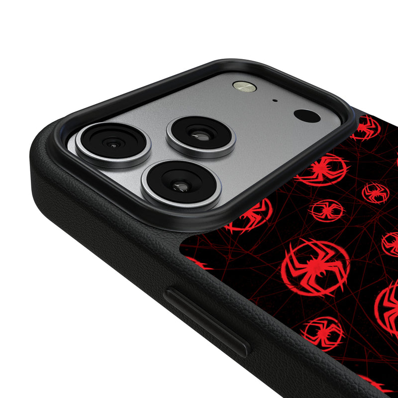 Marvel Miles Morales Pattern iPhone MagSafe Compatible Phone Case for Apple iPhone Detail.Jpg