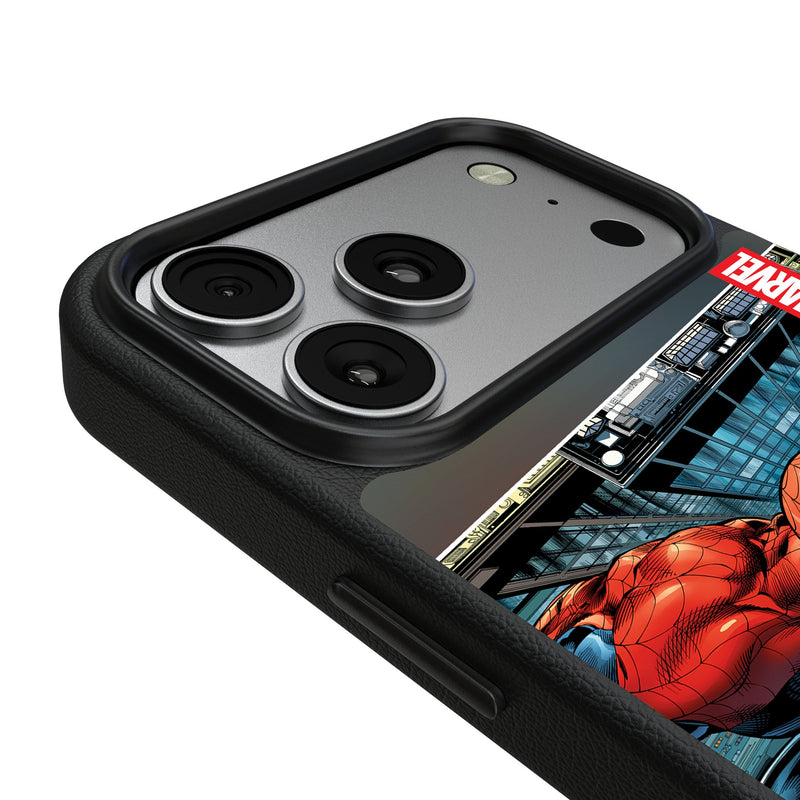 Marvel Spider-Man Cover Art iPhone MagSafe Compatible Phone Case for Apple iPhone Detail.Jpg