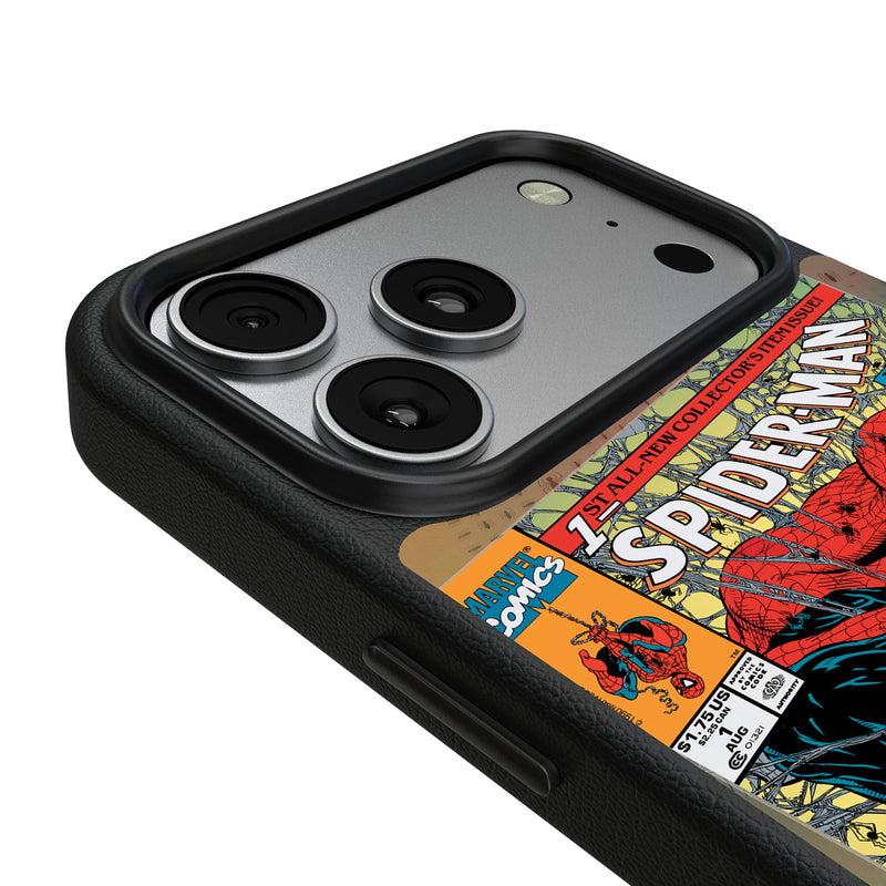 Marvel Spider-Man Classic Cover iPhone MagSafe Compatible Phone Case for Apple iPhone Detail.Jpg
