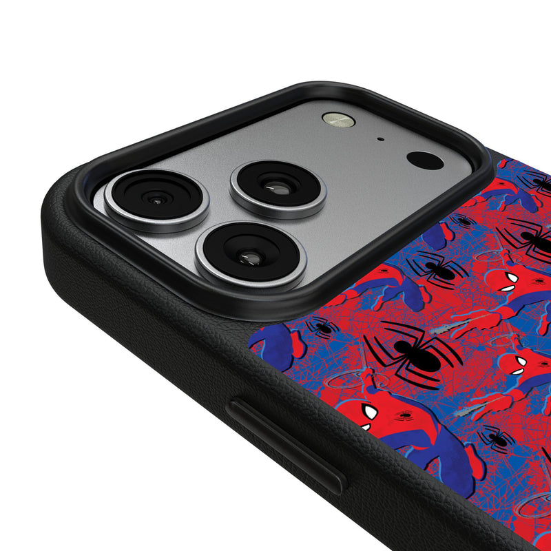 Marvel Spider-Man Pattern iPhone MagSafe Compatible Phone Case for Apple iPhone Detail.Jpg