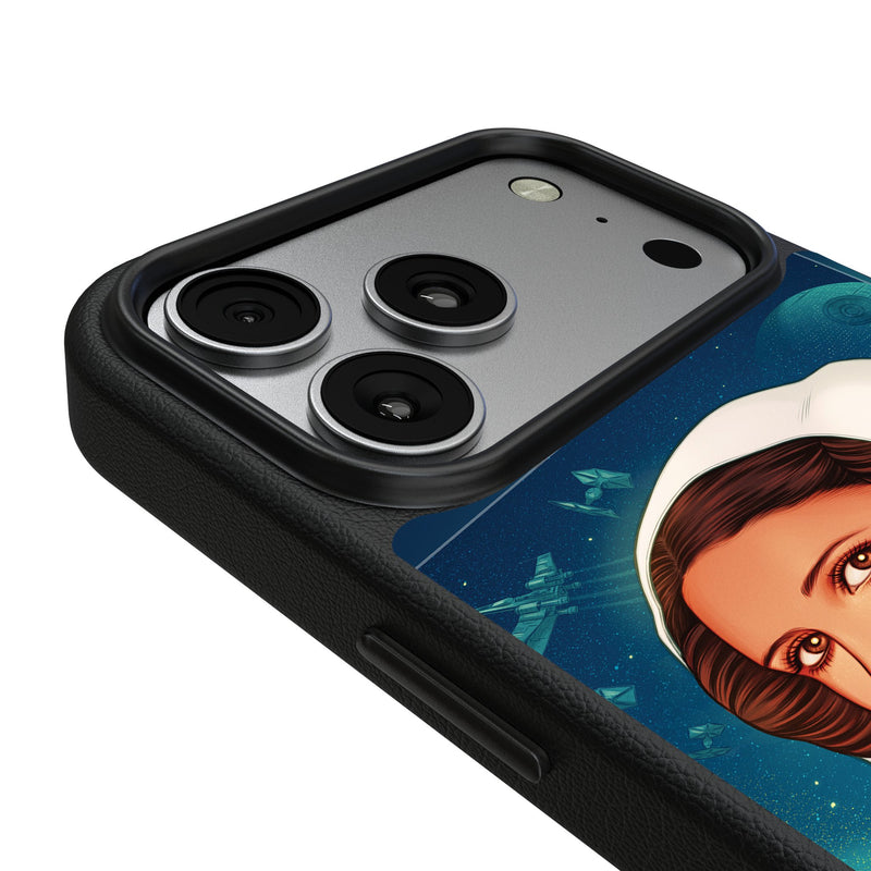 Star Wars Princess Leia Organa Portrait iPhone MagSafe Compatible Phone Case for Apple iPhone Detail.Jpg