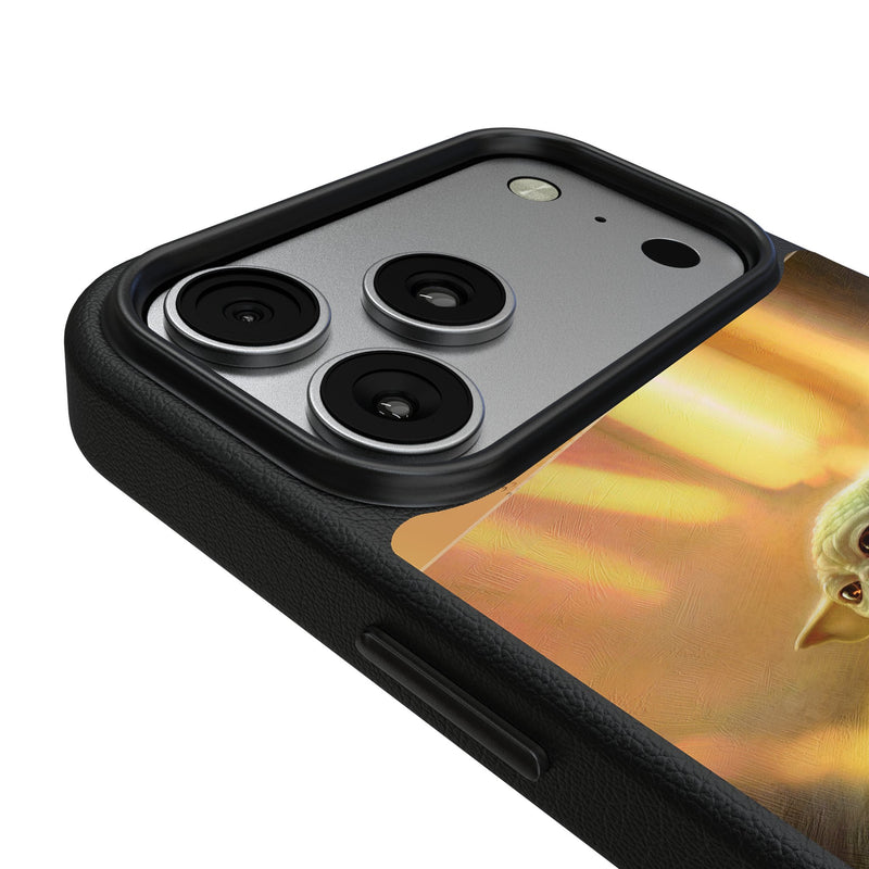 Star Wars: The Mandalorian Grogu Portrait iPhone MagSafe Compatible Phone Case for Apple iPhone Detail.Jpg