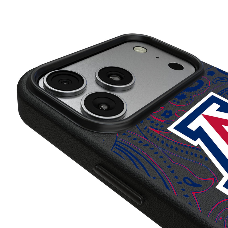 University of Arizona Wildcats Paisley iPhone MagSafe Compatible Phone Case for Apple iPhone Detail.Jpg