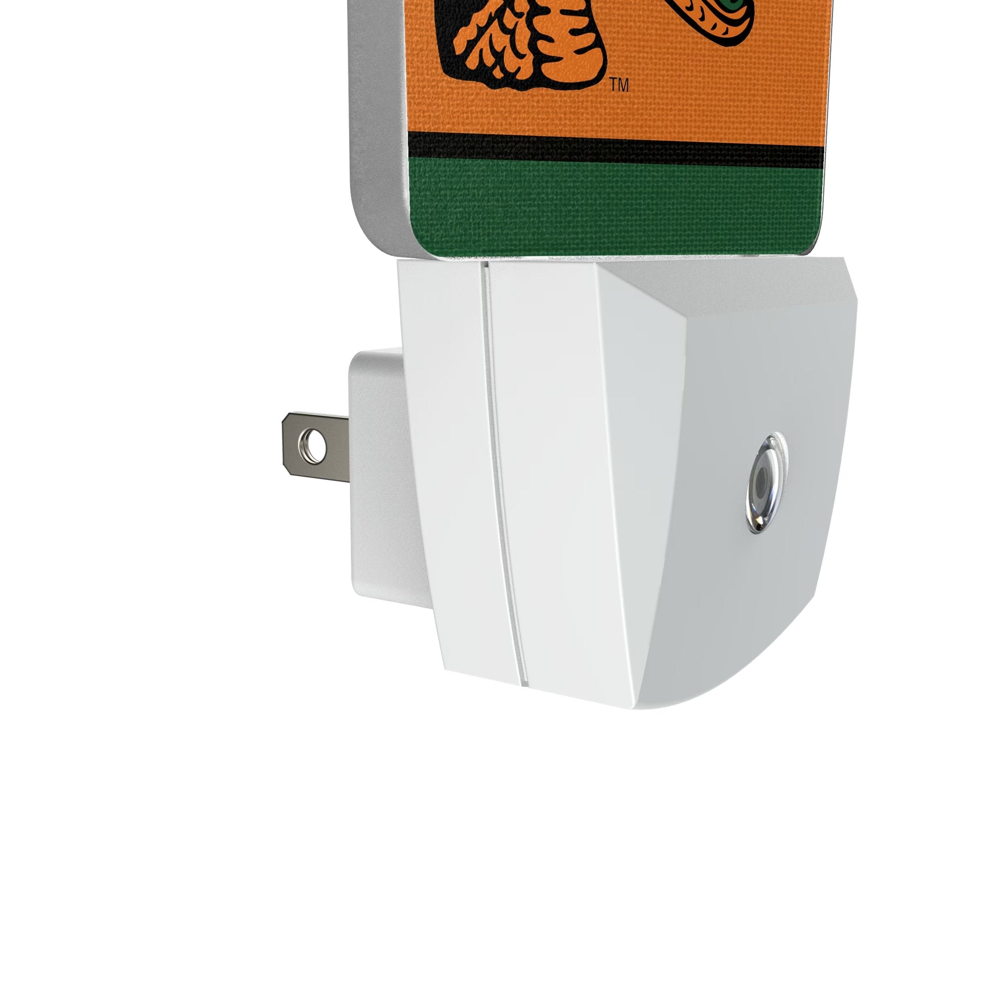 Florida A&M University Rattlers Stripe Night Light 2-Pack Detail.Jpg