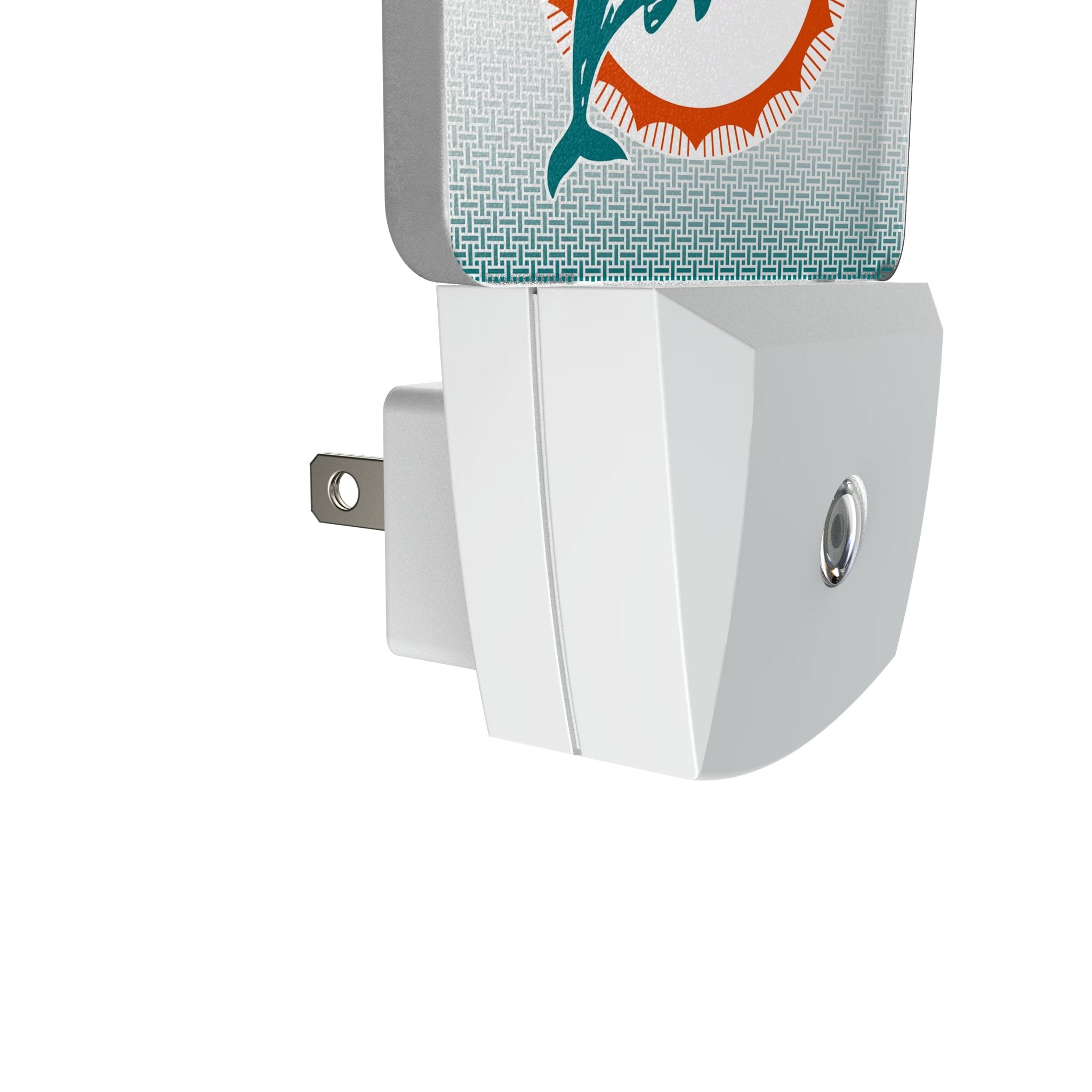 Miami Dolphins 1966-1973 Historic Collection Linen Night Light 2-Pack Detail.Jpg
