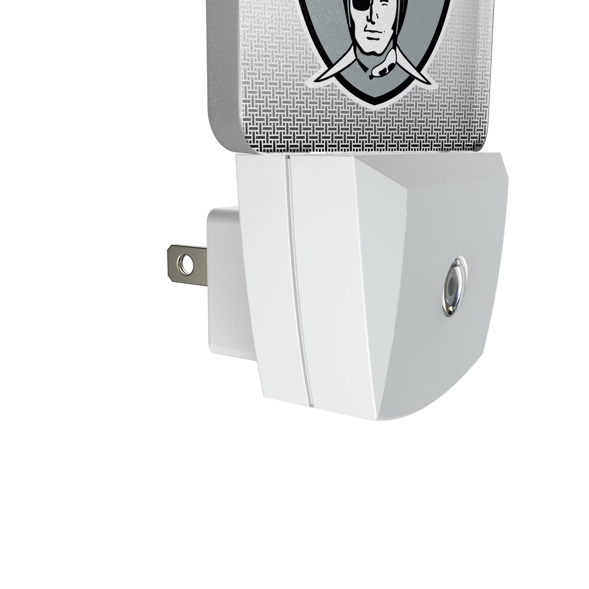 Oakland Raiders 1963 Historic Collection Linen Night Light 2-Pack Detail.Jpg