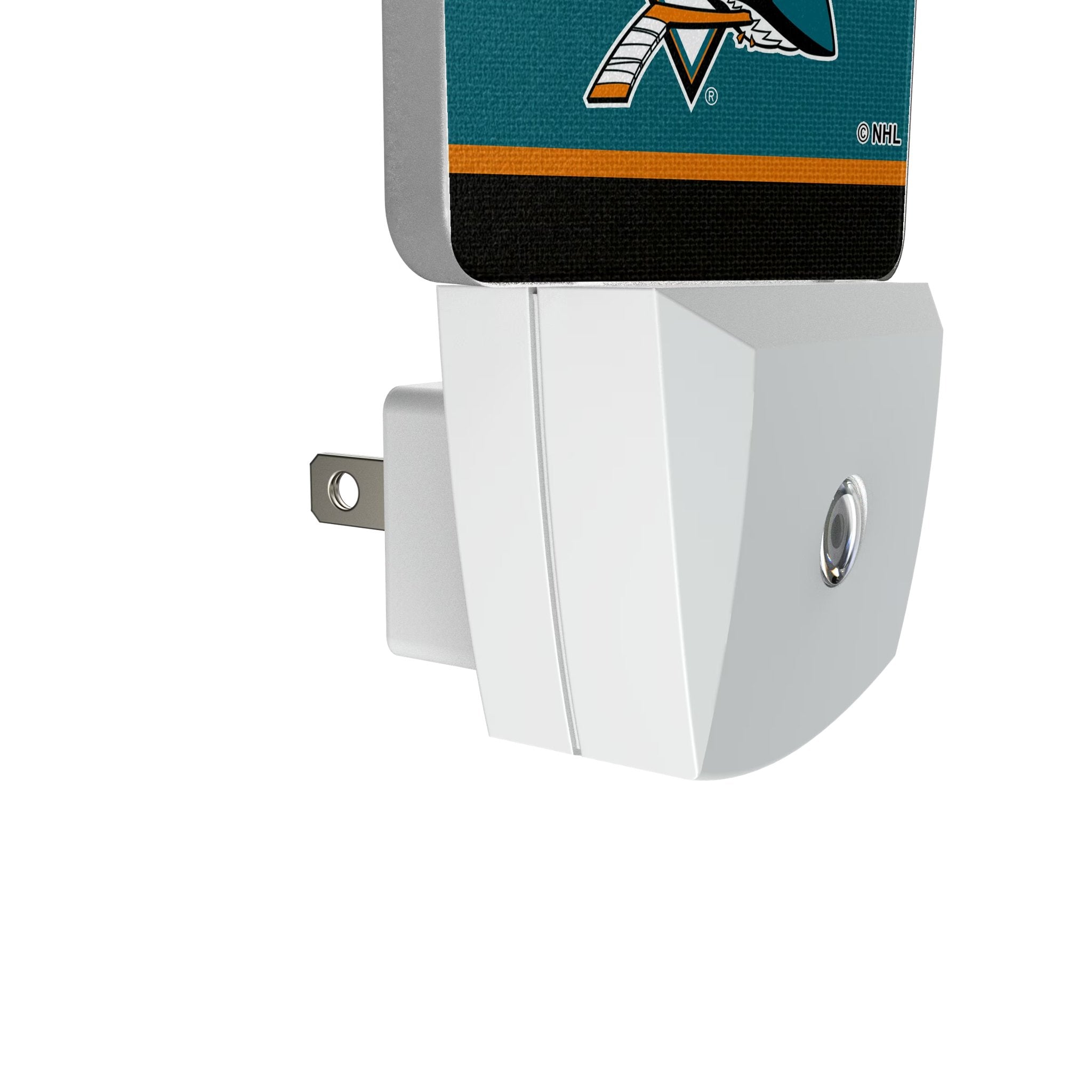 San Jose Sharks Stripe Night Light 2-Pack Detail.Jpg