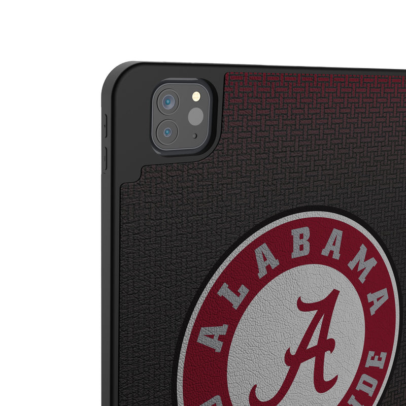 University of Alabama Crimson Tide Linen iPad Tablet Case Back.Jpg