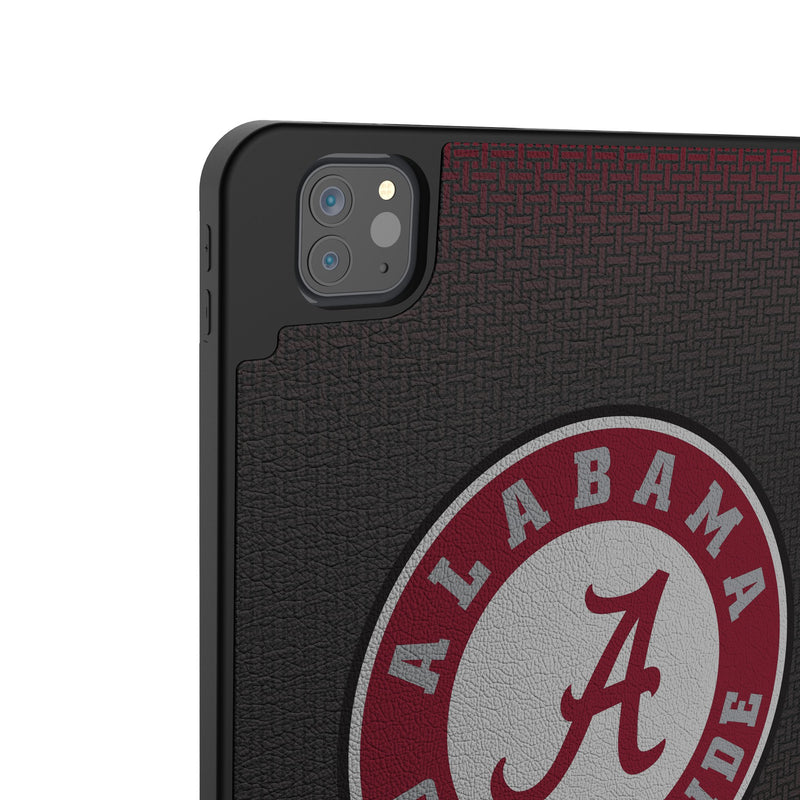 University of Alabama Crimson Tide Personalized Linen iPad Tablet Case for Apple iPad Back.Jpg