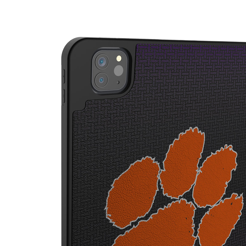 Clemson University Tigers Linen iPad Tablet Case for Apple iPad Back.Jpg