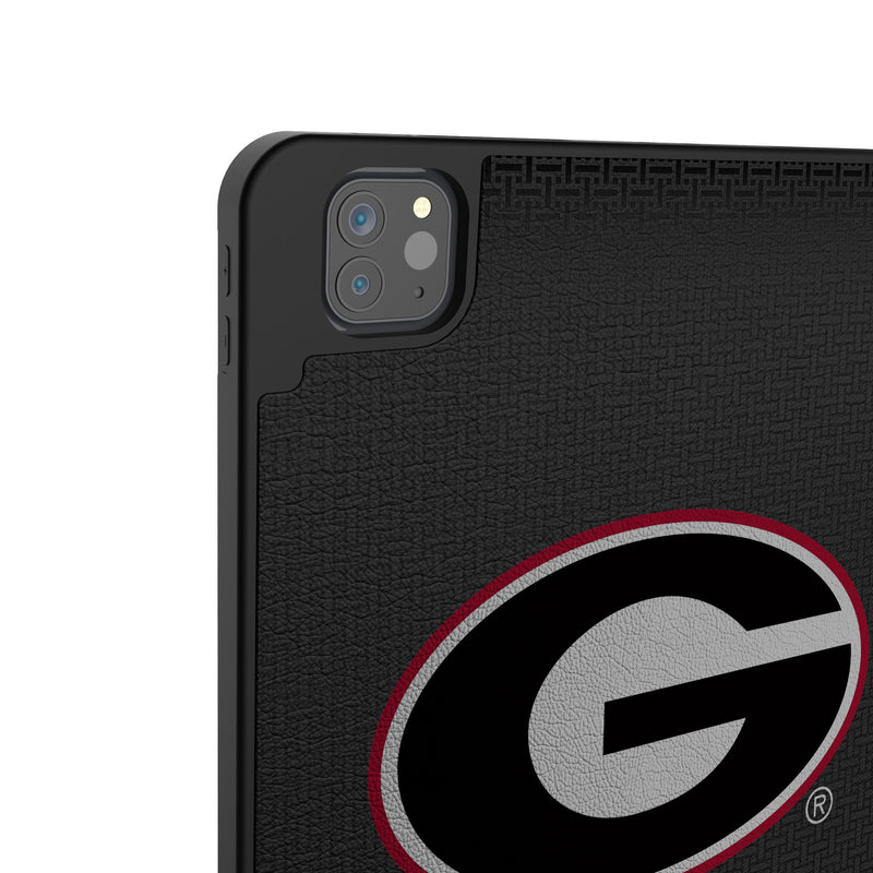 University of Georgia Bulldogs Linen iPad Tablet Case Back.Jpg