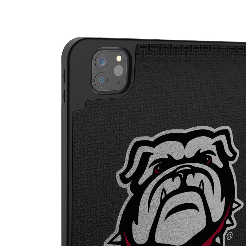 University of Georgia Bulldogs Uga Linen iPad Tablet Case Back.Jpg