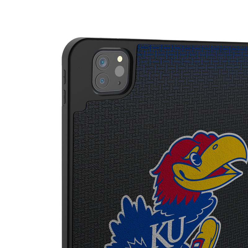 University of Kansas Jayhawks Linen iPad Tablet Case for Apple iPad Back.Jpg